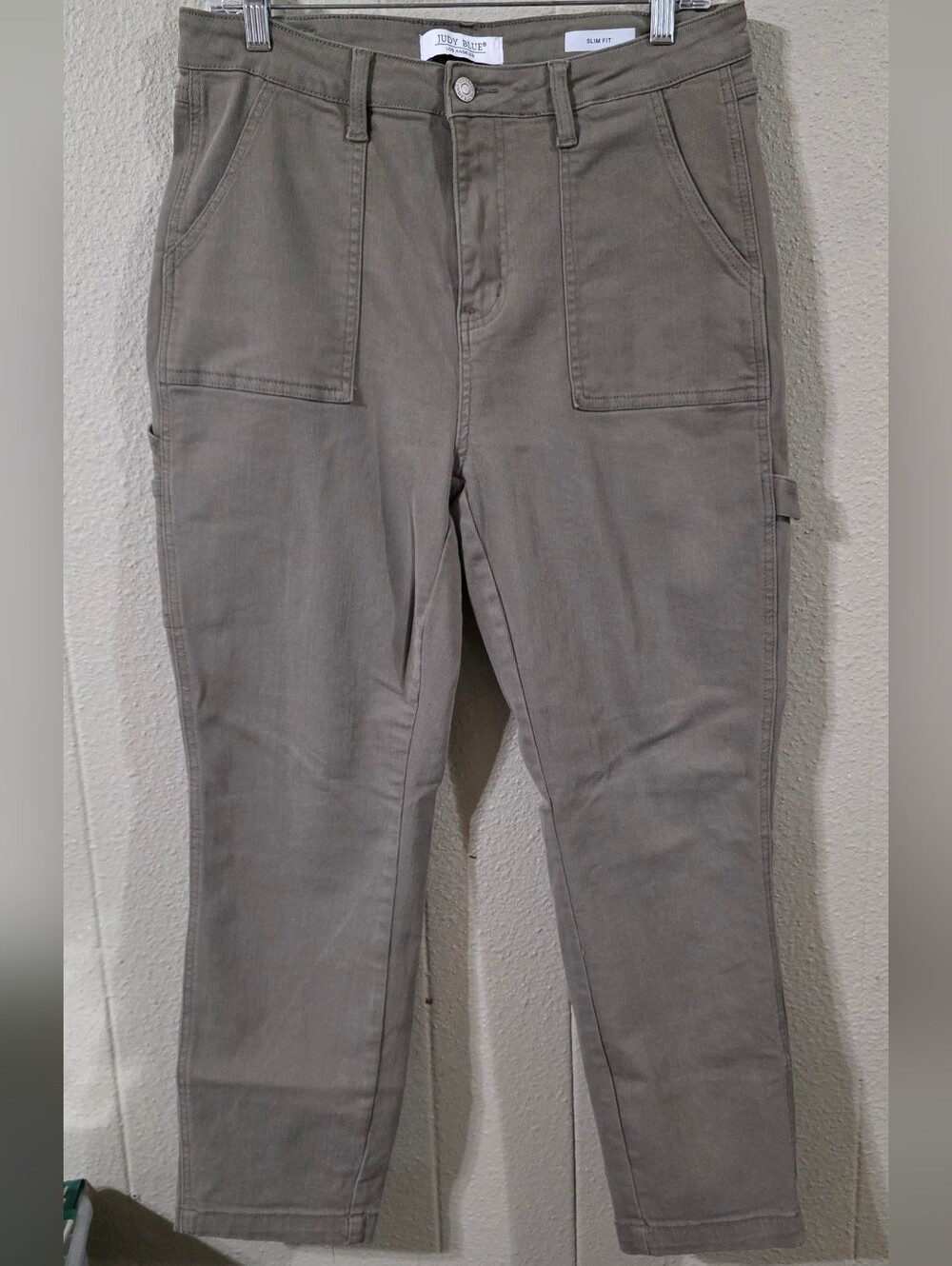 Nwot Women's Judy Blue Slim Fit Cargo Cropped Jeans Sz 30/11.